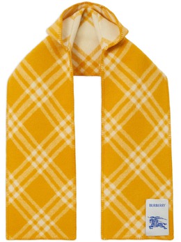 Burberry: Жёлтый шарф  Vintage Check