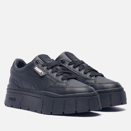Puma: Чёрные кроссовки  Mayze