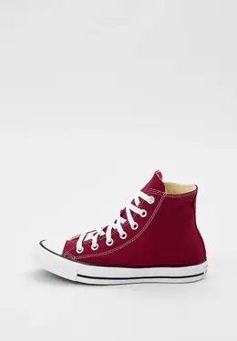 Converse: Бордовые кеды