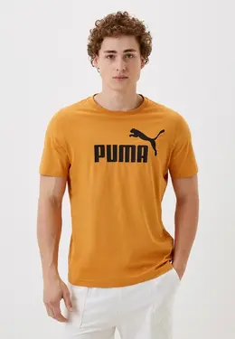 PUMA: Оранжевая футболка