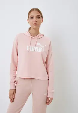 PUMA: Розовая толстовка