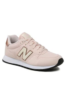 New Balance: Розовые кроссовки 