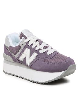 New Balance: Фиолетовые кроссовки 