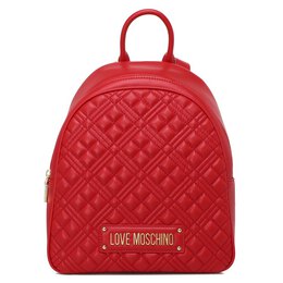 Love Moschino: Красный рюкзак 