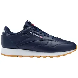 Reebok: Синие кроссовки Classic Leather