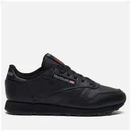 Reebok: Чёрные кроссовки  Classic Leather