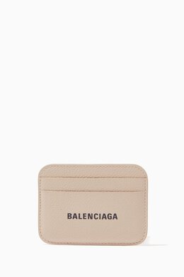 Balenciaga: Картхолдер Cash с принтом