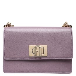 Furla: Фиолетовая сумка 
