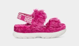 UGG: Розовые сандалии Fluff Sugar