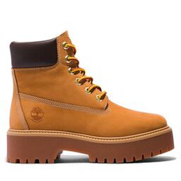 Timberland: Коричневые ботинки