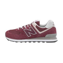 New Balance: Бордовые кроссовки 574