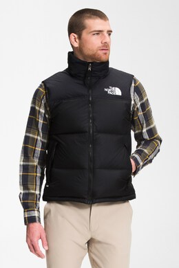 The North Face: Чёрный жилет  Nuptse