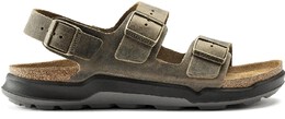 Birkenstock: Зелёные сандалии  Milano