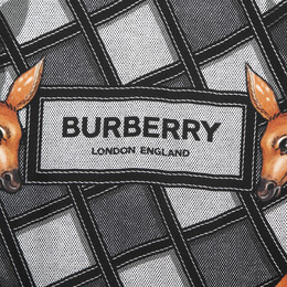 Burberry: Чёрный шарф