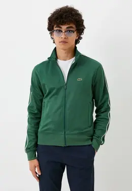 Lacoste: Зелёная толстовка 