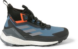 Adidas: Синие ботинки  Terrex Free Hiker