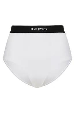 Tom Ford: Белые трусы  Logo