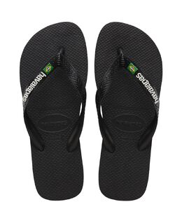 Havaianas: Чёрные шлёпанцы 