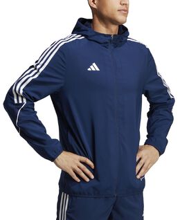 Adidas: Куртка  Tiro с капюшоном