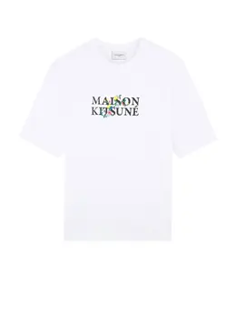 Maison Kitsune: Хлопковая футболка 