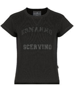 ERMANNO SCERVINO: Чёрная футболка 