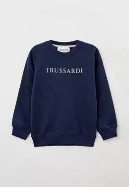 Trussardi Junior: Синий свитшот