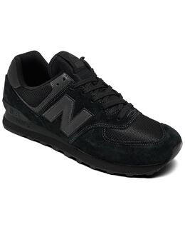 New Balance: Чёрные кроссовки  574