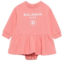 Balmain Kids: Розовое платье