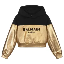 Balmain Kids: Чёрная толстовка