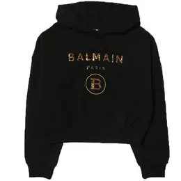 Balmain Kids: Толстовка с блёстками