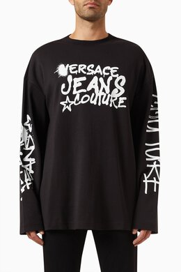 Versace Jeans: Хлопковая футболка