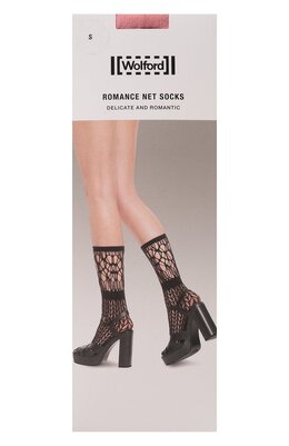 Wolford: Розовые носки 