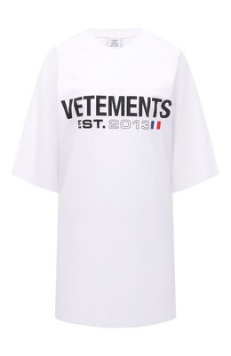 VETEMENTS: Хлопковая футболка