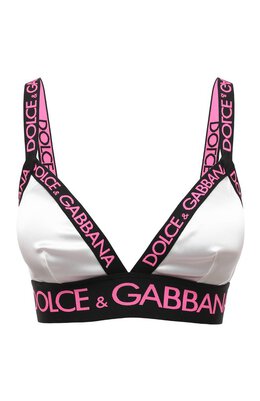 Dolce & Gabbana: Белый бюстгальтер 