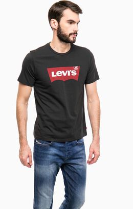 Levi's: Чёрная футболка 