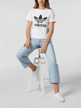 Adidas Originals: Белая футболка 