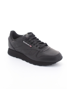 Reebok: Чёрные кроссовки Classic Leather