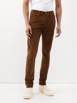 7 For All Mankind: Бархатные брюки Slimmy