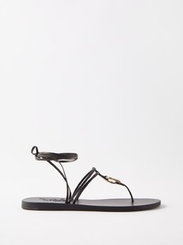 Ancient Greek Sandals: Чёрные сандалии