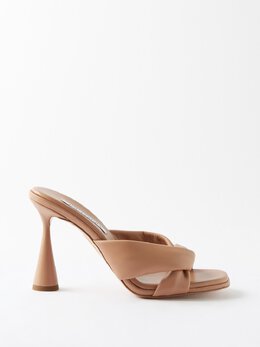 Aquazzura: Бежевые сандалии