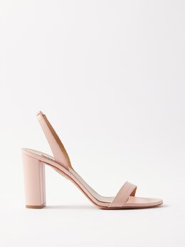 Aquazzura: Прозрачные сандалии So Nude 85