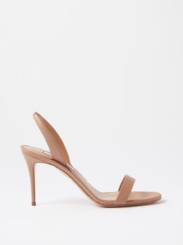 Aquazzura: Прозрачные сандалии So Nude 85