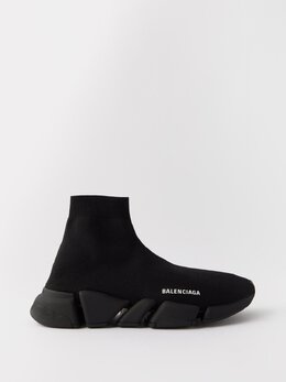 Balenciaga: Чёрные кроссовки