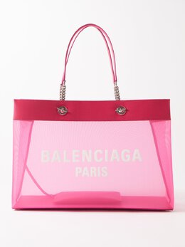 Balenciaga: Розовая сумка