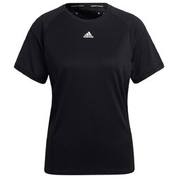 Adidas: Чёрная футболка  HEAT RDY