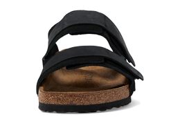 Birkenstock: Чёрные сандалии 