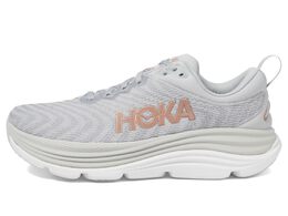 HOKA: Серые кроссовки 