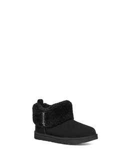 UGG: Чёрные ботинки Ultra Mini