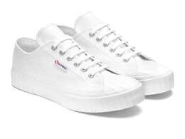 Superga: Белые кроссовки 