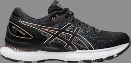 Asics: Чёрные кроссовки  Gel-Nimbus 22